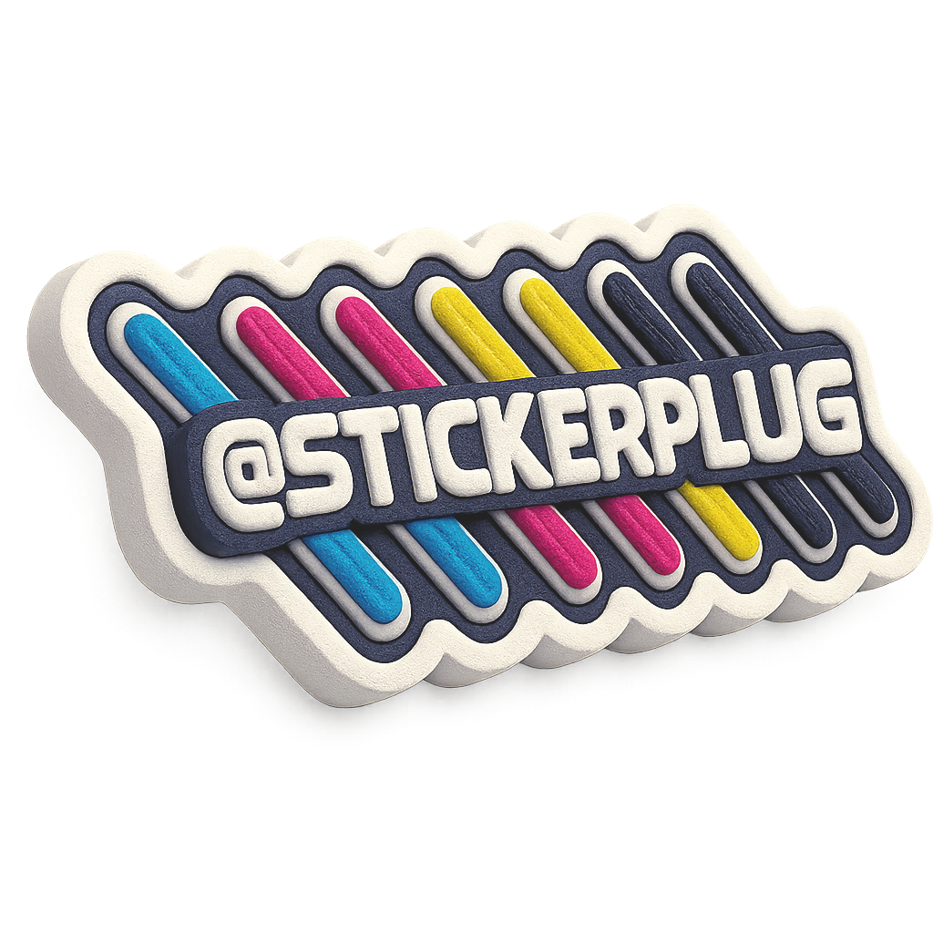 Connect Plug Sticker Sticker Plug - For All of Your Sticker and Label Needs & More