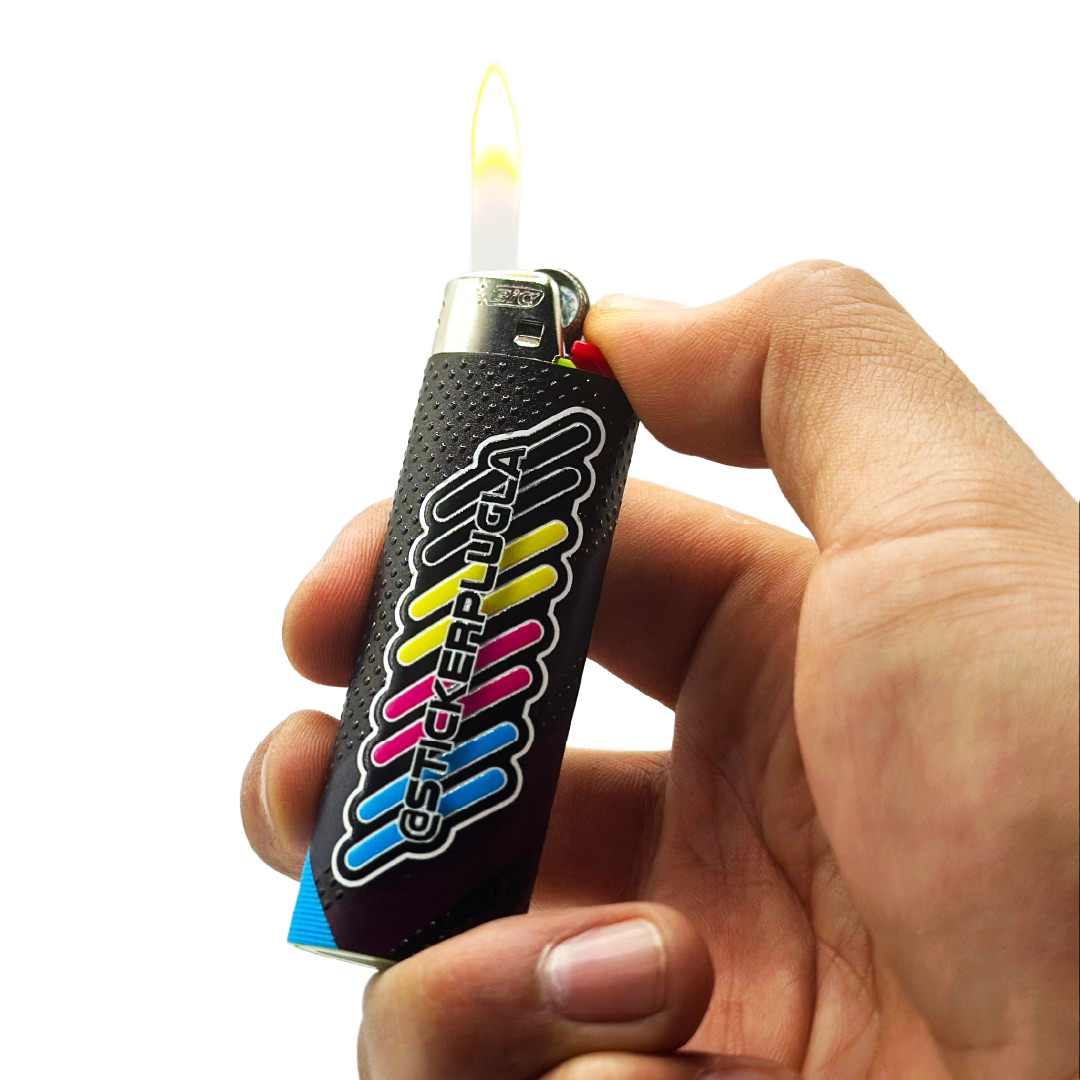 Custom Wrap for Bic Maxi Lighters - Kiss-Cut Stickers
